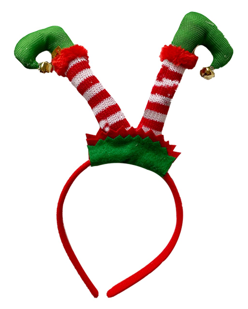 Haarreif mit Elfenbeinen ✰ lustiges Weihnachts Accessoire