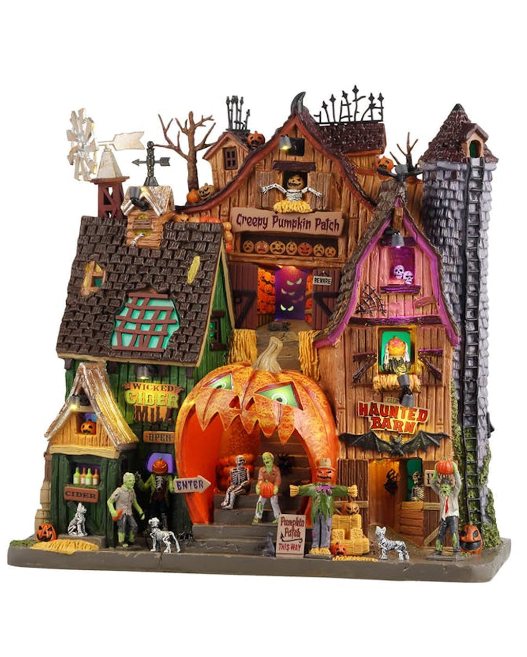 Lemax Spooky Town - Creepy Pumpkin Patch for Halloween | Horror