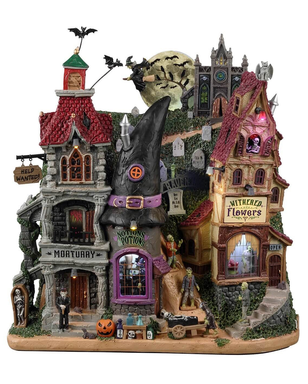 Lemax Spooky Town - Raven Hill for your creepy village | Horror