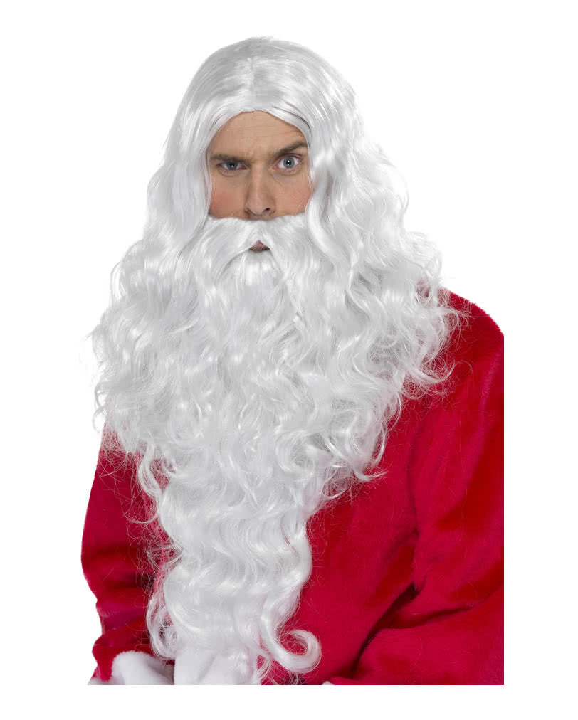 Perruque et Barbe Père Noël luxe - Happy Fiesta Lyon || HAPPY FIESTA
