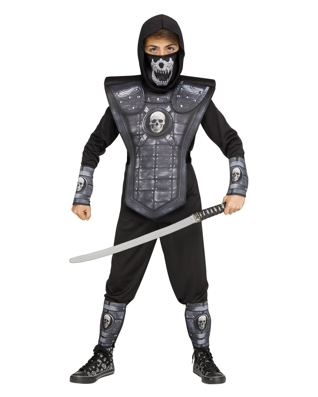 Skull Ninja Kids Costume for little warriors | Horror-Shop.com