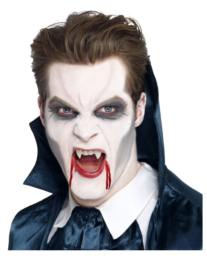 Amscan Vampir Make-Up Set – 9-teilig Mit Schminkfarben, Kunstblut & Vampirzähnen Für Halloween