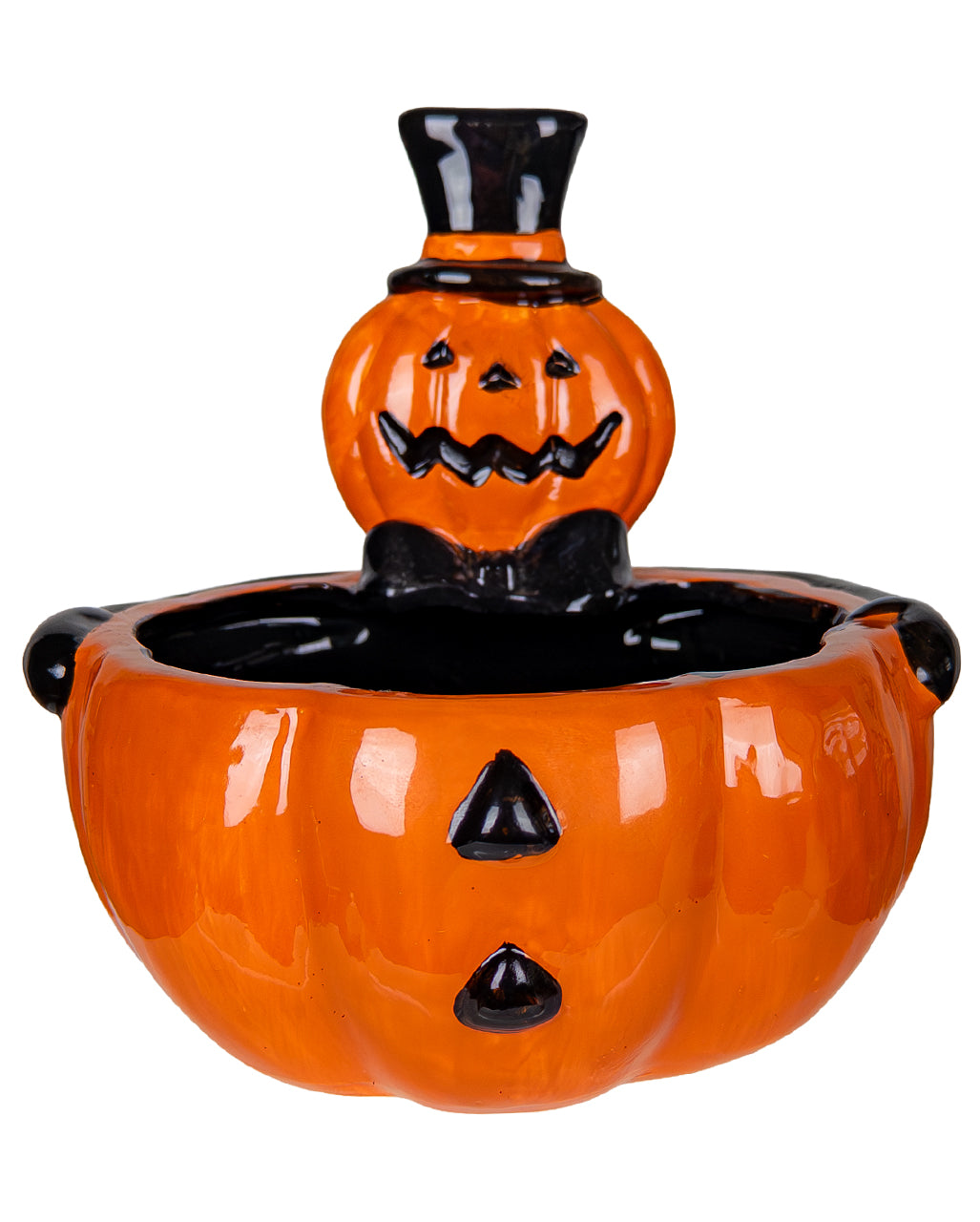 Vintage Halloween Kürbis Süßigkeiten Schale ✰