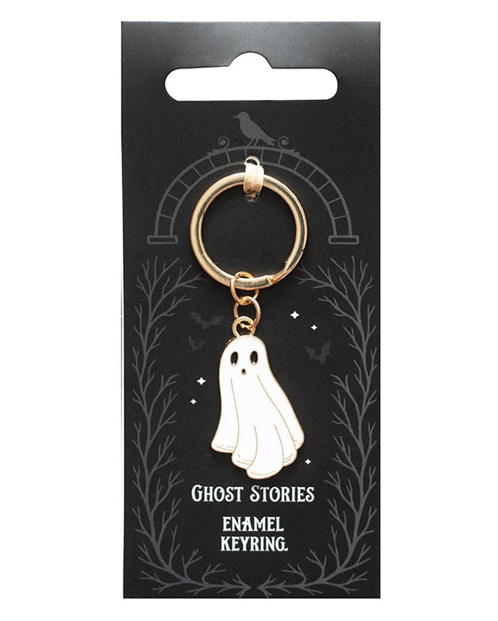 White Ghost Key Fob Halloween & Gothic gifts | Horror-Shop.com