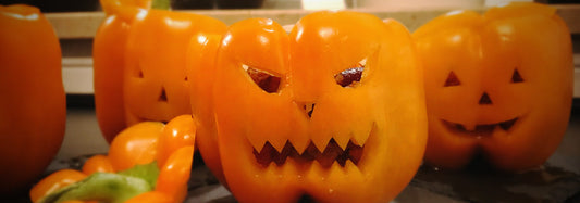 Gefüllte Halloween Paprika Party-Rezept