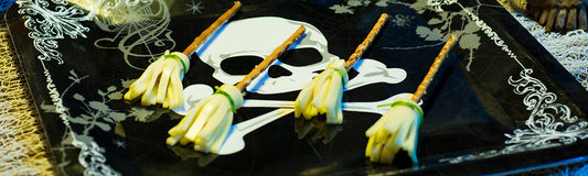 Halloween Käse Besen Rezept