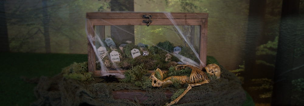 Halloween Friedhof Basteln