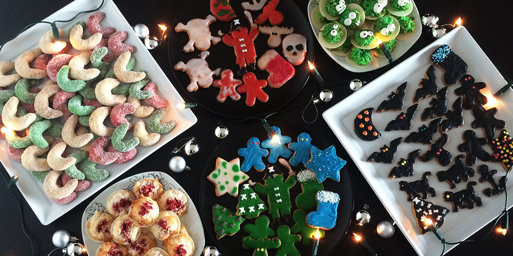 Weihnachtsplätzchen im Halloween Look aus dem Horror-Shop.com