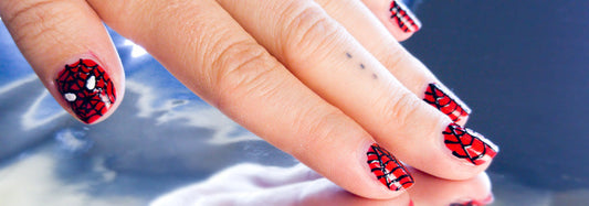 Spiderman Fingernägel