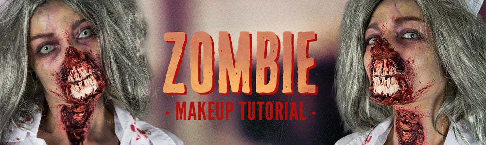 Zombie Schminkanleitung - Halloween Make-Up