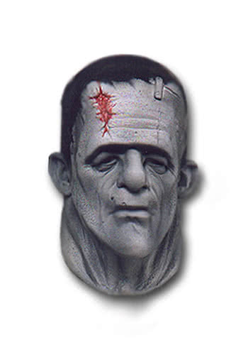 Frankenstein Maske aus Schaumlatex