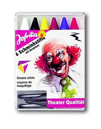 6 Make-up Pencils With Sharpener