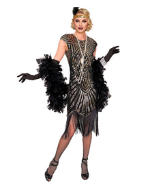 20er Jahre Gatsby Flapper Kostümkleid