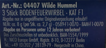 Wilde Hummel Bodenfeuerwirbel 3er Pack
