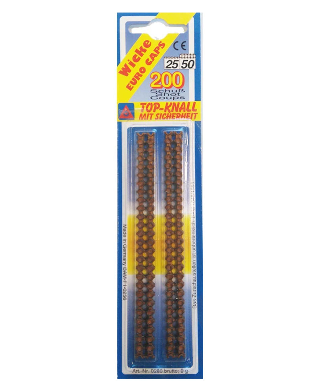 25/50 Pistolen Streifen-Munition 200 Schuss