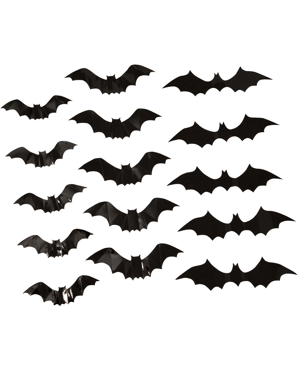 3D Fledermaus Wandsticker 15 St.