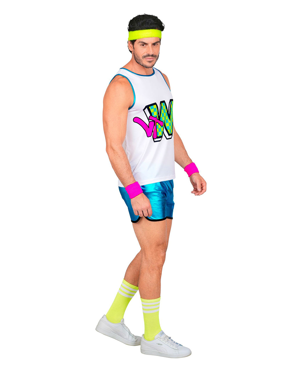 80er Jahre Aerobic Star Herren Kostüm