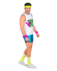 80er Jahre Aerobic Star Herren Kostüm