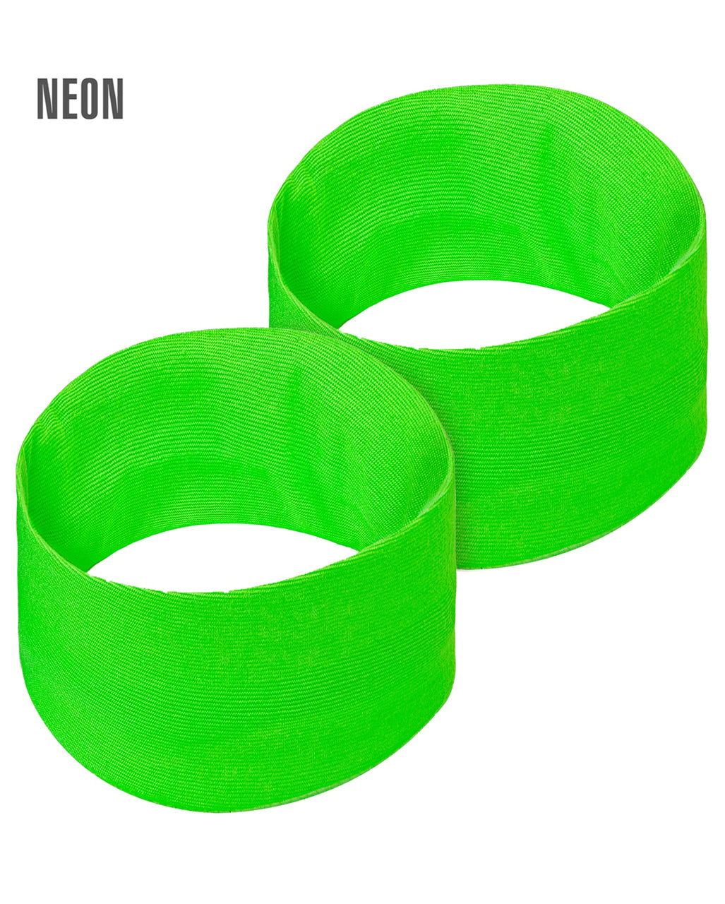 80s Neon Green Sweatband Set Of 2