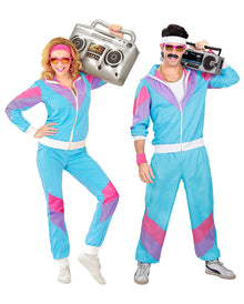 80er Jahre Jogginganzug Unisex Kostüm