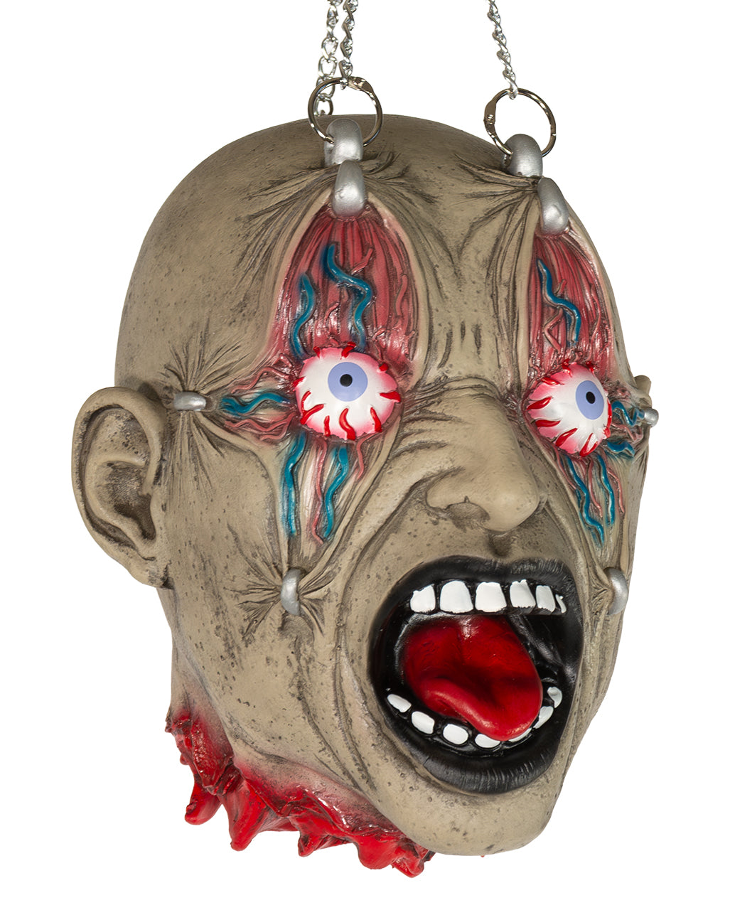 Cabeza Cortada Con Ojos De Tortura