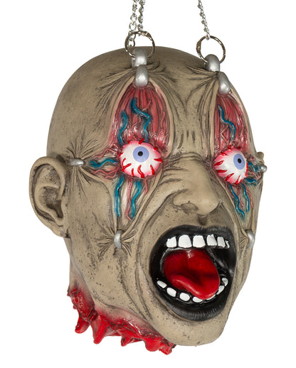 Cabeza Cortada Con Ojos De Tortura