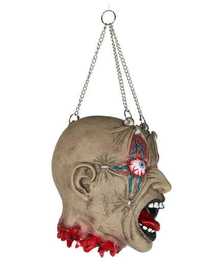 Cabeza Cortada Con Ojos De Tortura