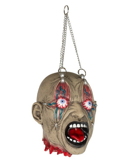 Cabeza Cortada Con Ojos De Tortura