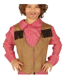 Chaleco Vaquero Sin Mangas Para Niños