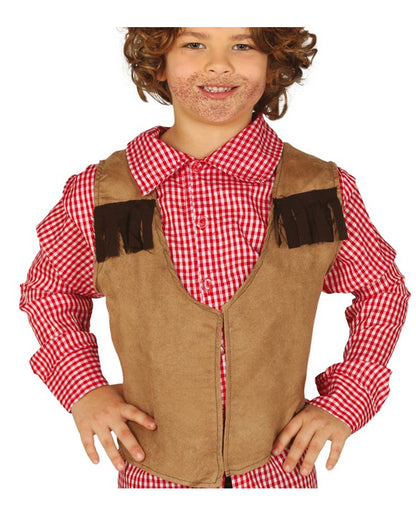 Ärmellose Cowboy Weste für Kinder