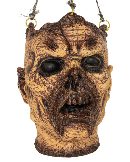 An Schädeldecke aufgehängter Folterkopf 25cm