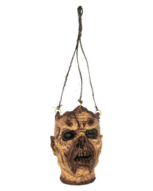 An Schädeldecke aufgehängter Folterkopf 25cm