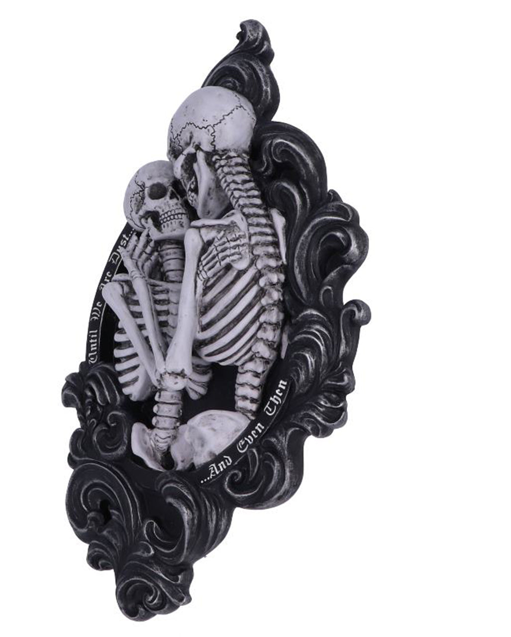 "And Even Then" Skelett Liebespaar Wandrelief 39cm