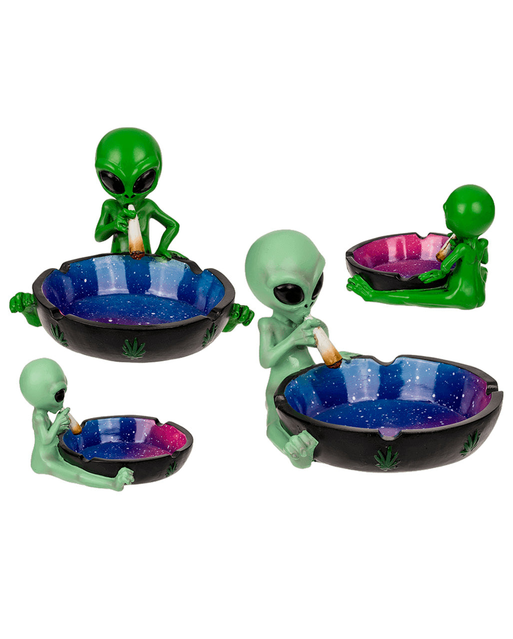 Ashtray Alien With Joint, 1 Piece