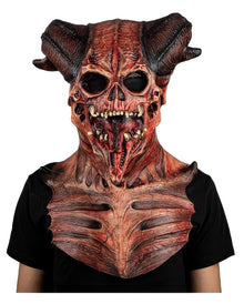 Astaroth Dämonen Maske mit Brustpanzer