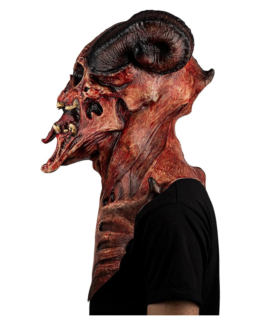 Astaroth Dämonen Maske mit Brustpanzer