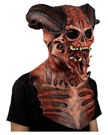 Astaroth Dämonen Maske mit Brustpanzer