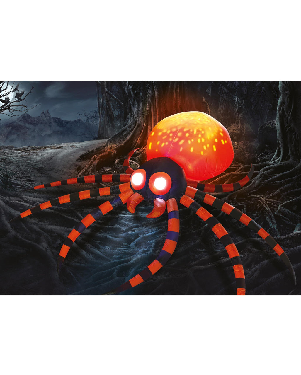 Araignée Gonflable Avec éclairage 180 X 120 Cm