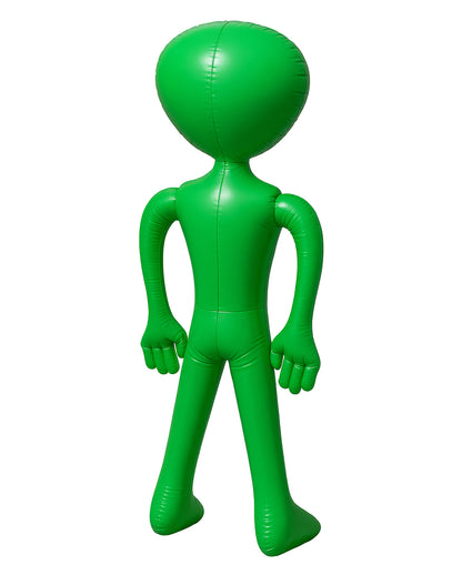 Aufblasbarer Alien grün 85cm