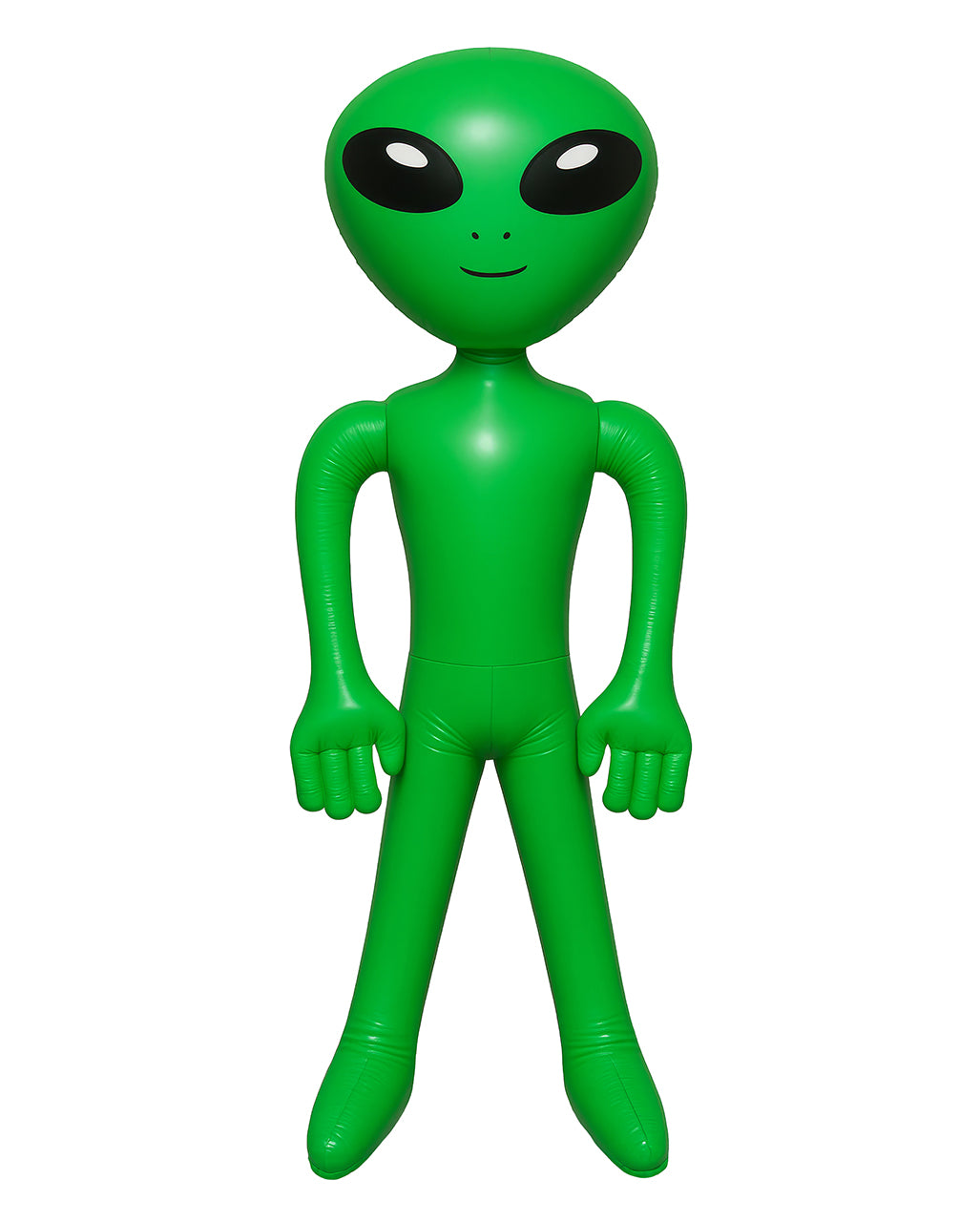 Aufblasbarer Alien grün 85cm