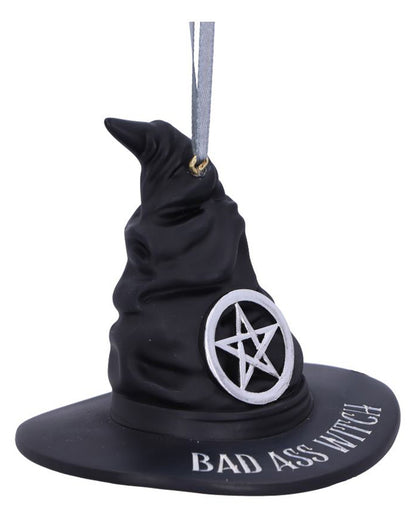Bad Ass Witch Hängedeko Ornament 9cm