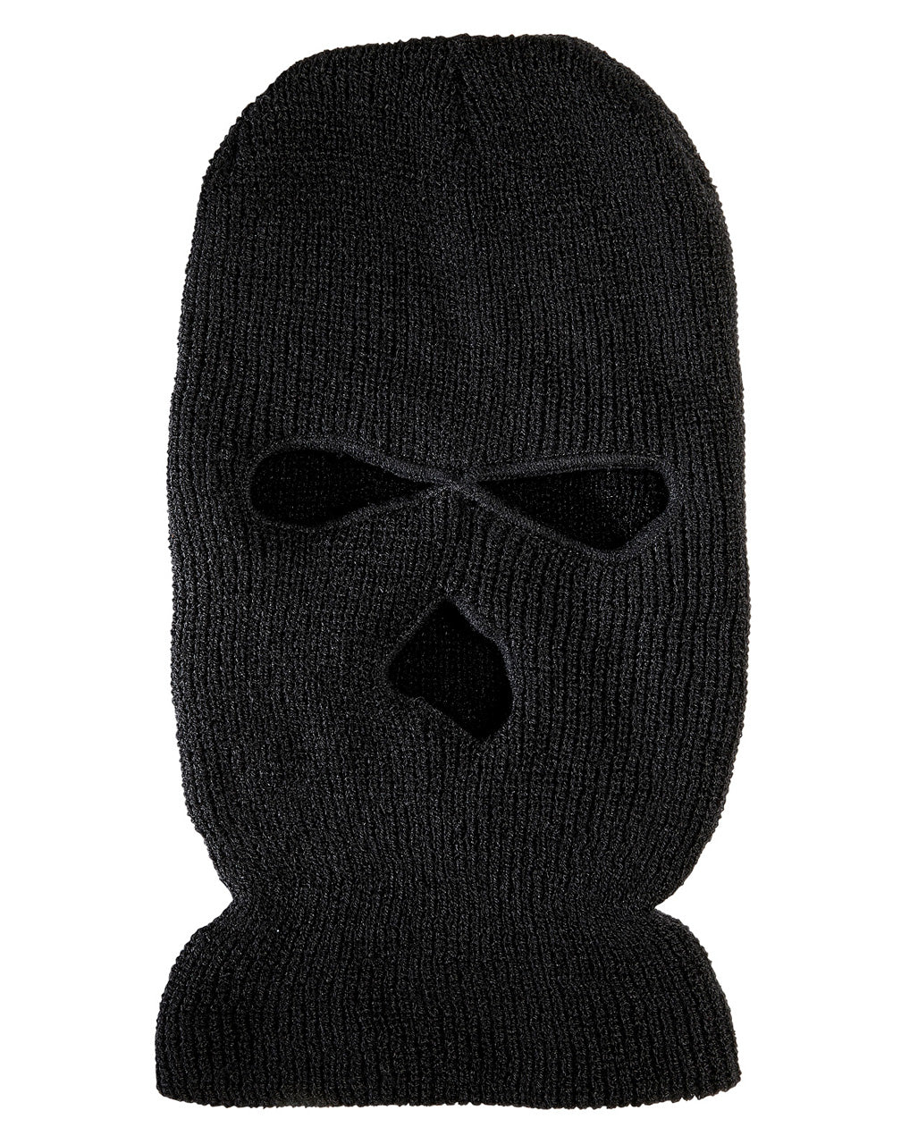 Schwarze Balaclava Maske als Sturmhaube