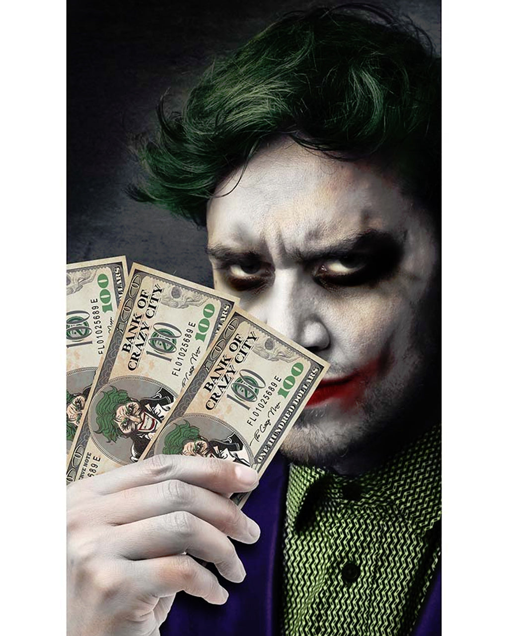 Banca Di Crazy City, Banconote Da 100 Dollari, Denaro Da Gioco