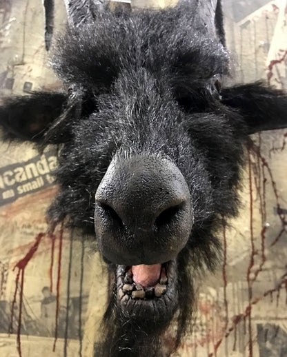 Baphomaniac Billy Goat Mask With Horns