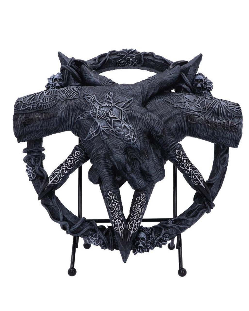 Baphomet Hände mit Pentagramm Ornament