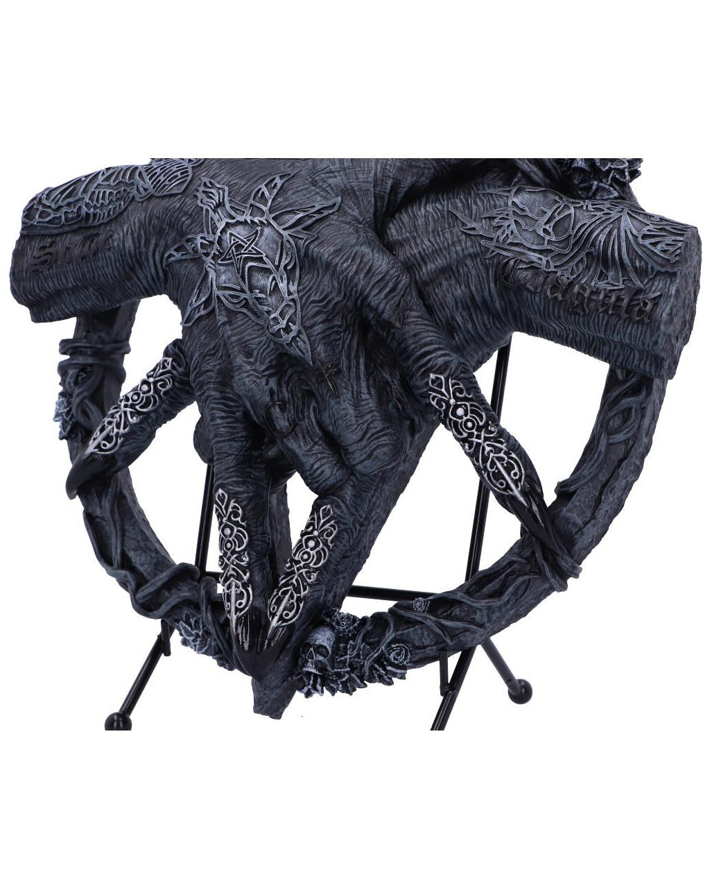 Baphomet Hände mit Pentagramm Ornament