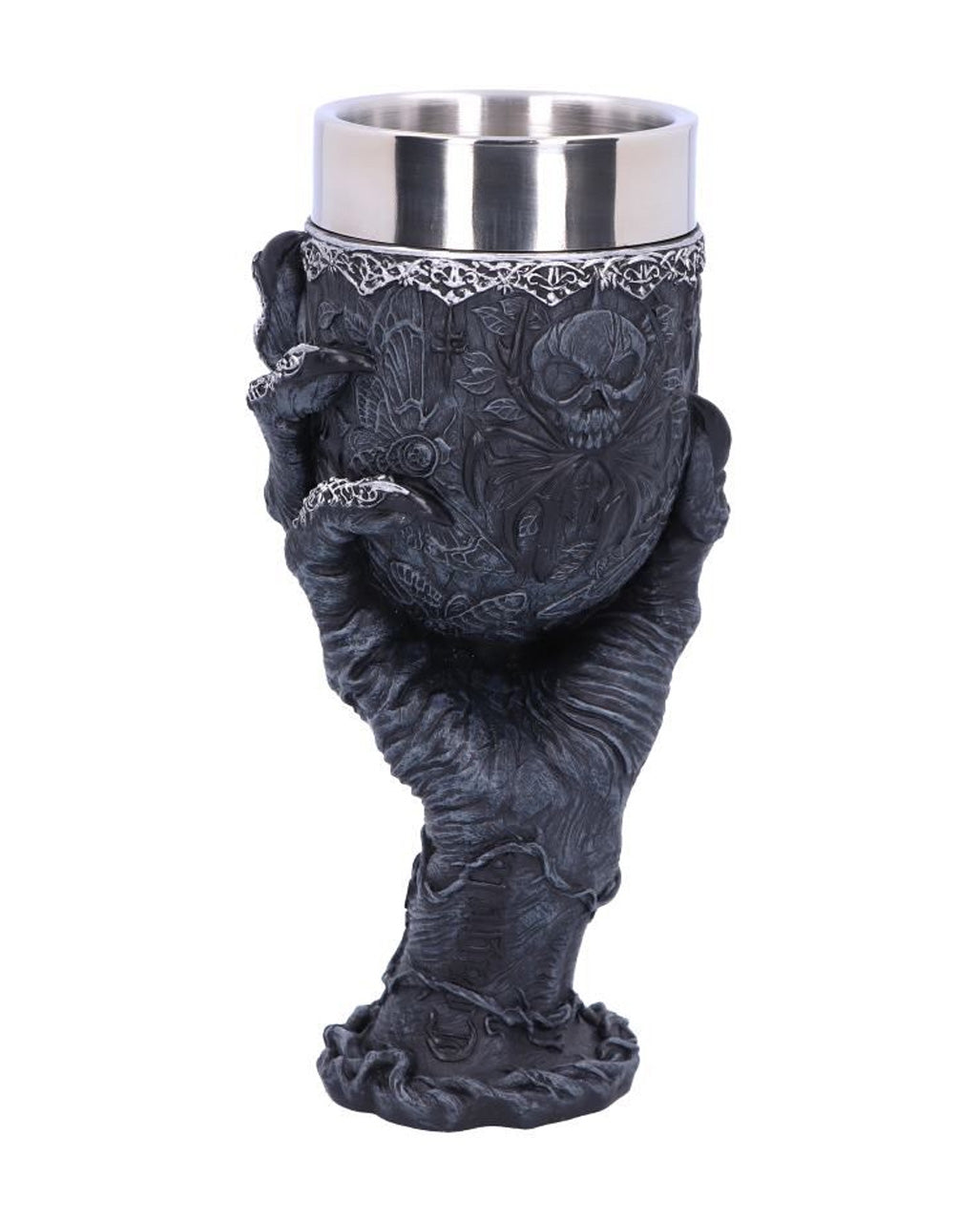 Baphomet Trinkkelch mit Greifhand