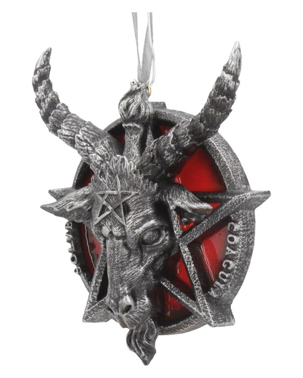 Baphomet Christbaumkugel 9,5cm