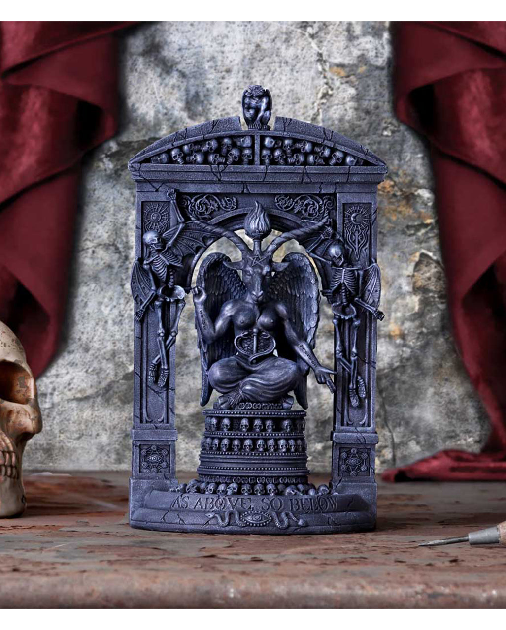 Baphomet's Tempel Aufstellfigur 28cm
