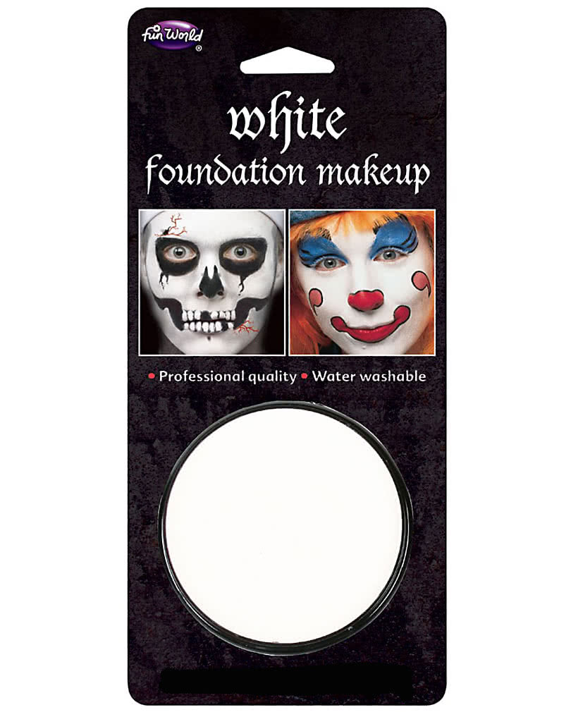 Karneval Basic Make up weiss